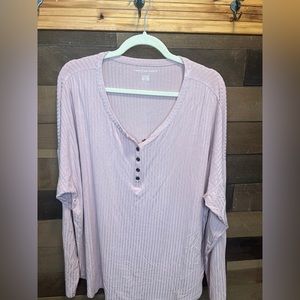 American Eagle Button Up Long Sleeve Shirt (Women's, XL)